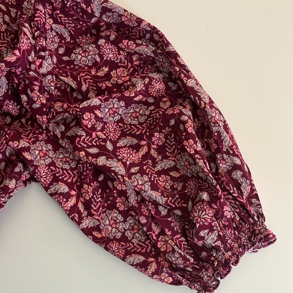 Old Navy Floral Print Midi Dress - Picture 5 of 7